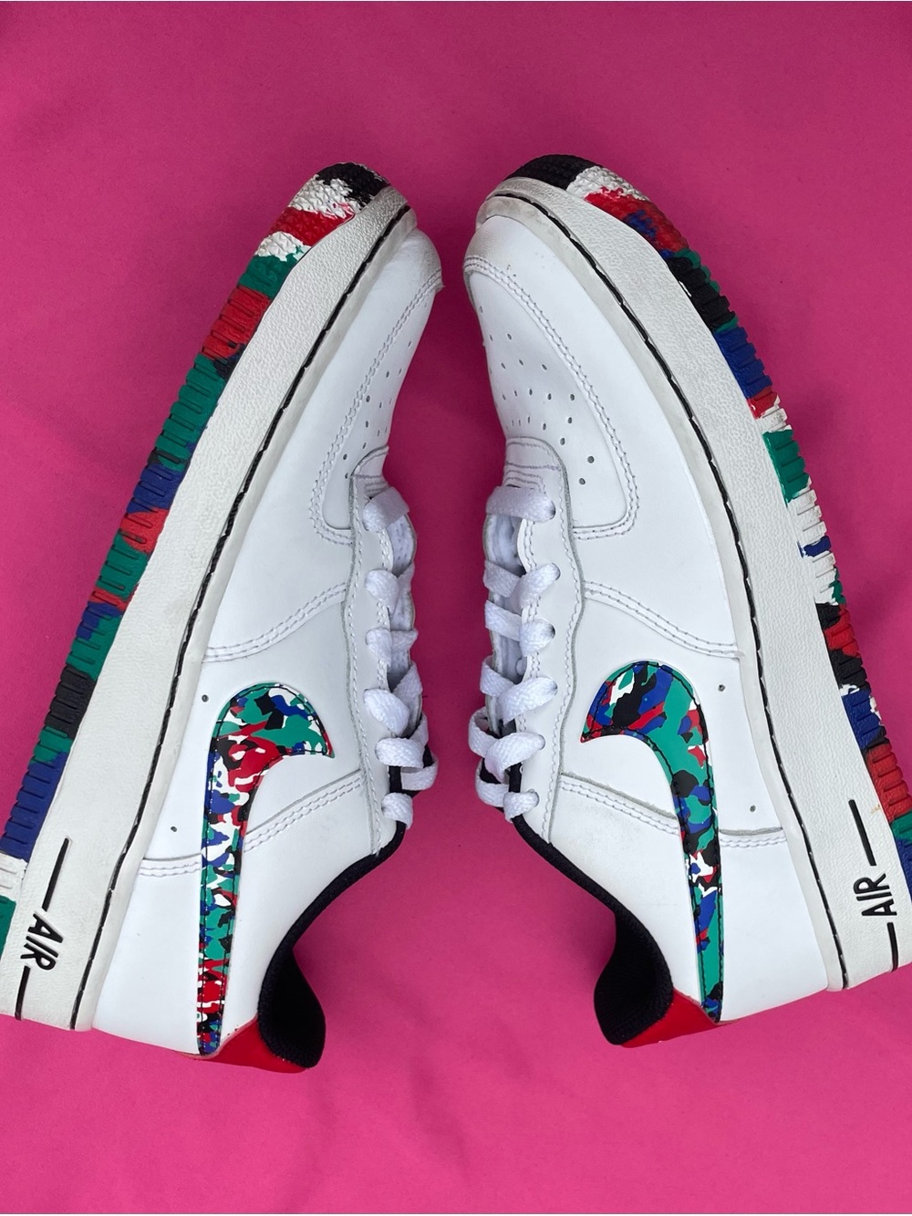 Nike Air Force One Low “Crayon White” Kids Sneaker Size 4Y/W(EU)35:(US)5.5